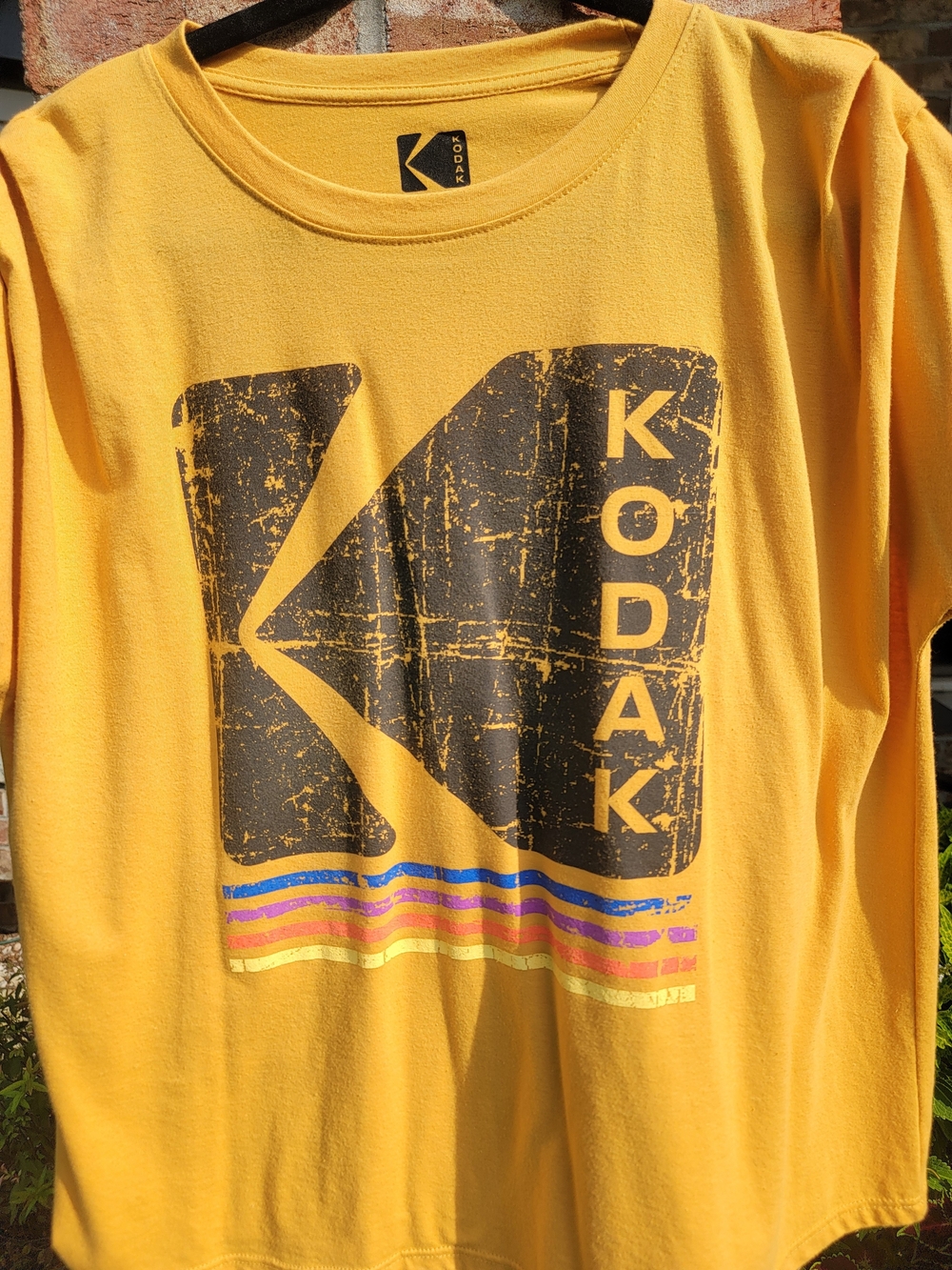 Kodak Women's Yellow Logo T-Shirt - Picture 3 of 7